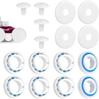 Ulisem Pool Cleaner Rebuild Kit, enthält 8 C60-Radkugellager, 4 C55-Radschrauben und 4 C64-Unterlegscheiben. Poolreiniger-Ersatzteile für Polaris 280 von ULISEM