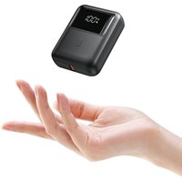 Power Bank 10000 mAh, 22,5 w Mini Ultra Compact Power Bank, schnell aufladbarer tragbarer Akku, USB-C-Ausgang und Eingang, externes Ladegerät mit von ULISEM
