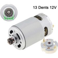Ulisem - RS550 Zwei-Gang-Gleichstrommotor mit 13 Zähnen - Bürstenmotor - 12 v, plus Service-Bürstenhalter von ULISEM