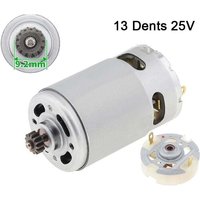 Ulisem - RS550 Zwei-Gang-Gleichstrommotor mit 13 Zähnen - Bürstenmotor - 25 v, plus Service-Bürstenhalter von ULISEM