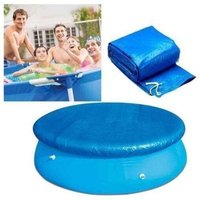 Ulisem - Schwimmbadabdeckungen mit 457 cm Durchmesser, runde Pool-Schutzabdeckung mit Seilbindern, langlebige staubdichte und winddichte Abdeckung Ulisem - Schwimmbadabdeckungen mit 457 cm Durchmesser, runde Pool-Schutzabdeckung mit Seilbindern, langlebige staubdichte und winddichte Abdeckung von ULISEM
