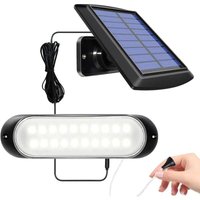 Ulisem Solar-Hängeleuchte für drinnen und draußen, IP65, wasserdicht, 20 LEDs, Solar-Anbauleuchte mit String-Steuerung, Solarlampen für Garten, von ULISEM