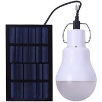 Ulisem Solar-LED-Hängeleuchte für den Außenbereich mit 3,45 m Kabel, tragbare Solarlaterne mit Solarpanel, wiederaufladbare Solar-LED-Glühbirne für von ULISEM