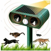 Ulisem - Solar-Ultraschall-Katzenvertreiber für den Außenbereich, Katzenvertreiber, einstellbare Empfindlichkeit und Frequenz, von ULISEM
