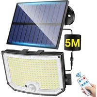 Ulisem Solarlampe Außen, 238LED 2000LM Solarlicht Außen Bewegungsmelder Solar Außenbeleuchtung, 3 Modi & Fernbedienung Solar Flutlicht Außen, 2200mAh Ulisem Solarlampe Außen, 238LED 2000LM Solarlicht Außen Bewegungsmelder Solar Außenbeleuchtung, 3 Modi & Fernbedienung Solar Flutlicht Außen, 2200mAh von ULISEM