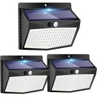 Ulisem Solarleuchte Außen Bewegungsmelder, 138 LED 3 Modi Solarleuchte Außen, IP65 Wasserdicht Solar Außenbeleuchtung für Garten, Garage, Terrasse von ULISEM