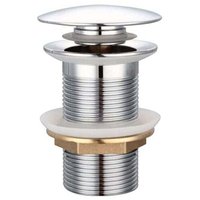 Ulisem Standard Sink-G 1 1 ohne Überlauf Universal-Ablaufgarnitur mit automatischem Pop-up für Chrom-Kupfer-Spülbecken für Pool ohne Überlauf Ulisem Standard Sink-G 1 1 ohne Überlauf Universal-Ablaufgarnitur mit automatischem Pop-up für Chrom-Kupfer-Spülbecken für Pool ohne Überlauf von ULISEM