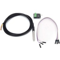 Ulisem Temperatursensor-Modul-Kit mit 1 m Kabel, wasserdichter Edelstahlsonde, Chip-Temperatursensor für Arduino und Raspberry Pi Ulisem Temperatursensor-Modul-Kit mit 1 m Kabel, wasserdichter Edelstahlsonde, Chip-Temperatursensor für Arduino und Raspberry Pi von ULISEM
