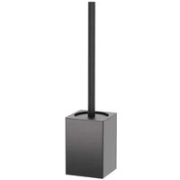 Ulisem Toilettenbürste, Badezimmer-Reinigungsbürste, perforierte Toilettenbürste zur Wandmontage, Aluminium-Toilettenbürste und Halter-Set, von ULISEM