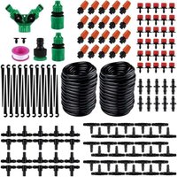 Ulisem Tropfbewässerungsset, Gartenbewässerungssystem, Sprinkler und Tropfer für Garten, Gewächshaus, Blumenbeet, Terrasse, Rasen – 30 m von ULISEM
