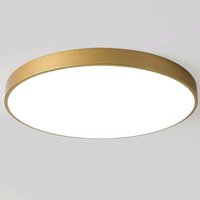 Ulisem Ultradünne runde LED-Deckenleuchte, Unterputzmontage, modernes und schlichtes Design, flache Acrylbeleuchtung für Wohnzimmer, Arbeitszimmer, Ulisem Ultradünne runde LED-Deckenleuchte, Unterputzmontage, modernes und schlichtes Design, flache Acrylbeleuchtung für Wohnzimmer, Arbeitszimmer, von ULISEM