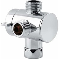 Ulisem - Umstell-Wasserhahn, 3-Wege-Multifunktions-Duschkopf, Duschkopf-Adapter für montierten Duscharm, G1/2 Zoll T-Wasserhahn, Ersatzteile für von ULISEM