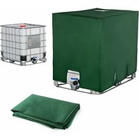 Ulisem Wassertankabdeckung, Abdeckung für 1000-l-IBC-Tank, staub-, UV- und Regenschutz (116 x 100 x 120 cm) von ULISEM