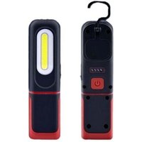 Ulisem Wiederaufladbare LED-Arbeitsleuchte, 2-in-1-Inspektionslampe, 360-Grad-Drehung und 3-W-Cob-LED-Taschenlampe mit Magnetfuß und Haken von ULISEM