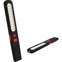 Ulisem Wiederaufladbare LED-Arbeitsleuchte, zweifarbige Kombinationsleuchte, 2-in-1-Inspektionslampe und 3-W-COB-LED-Taschenlampe mit Doppelmagnet von ULISEM