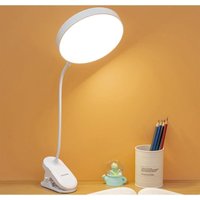 Ulisem Wiederaufladbare LED-Leselampe zum Anklipsen, 3 Modi, Augenschutz, dimmbar, 360° um den Hals verstellbar, tragbare Schreibtischlampe für Büro, Ulisem Wiederaufladbare LED-Leselampe zum Anklipsen, 3 Modi, Augenschutz, dimmbar, 360° um den Hals verstellbar, tragbare Schreibtischlampe für Büro, von ULISEM