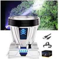 Ulisem Wiederaufladbare LED-Stirnlampe, 1200 mAh Akkulaufzeit x 2, 40 LEDs mit 3 Leistungsmodi – Weißes Licht Ulisem Wiederaufladbare LED-Stirnlampe, 1200 mAh Akkulaufzeit x 2, 40 LEDs mit 3 Leistungsmodi – Weißes Licht von ULISEM