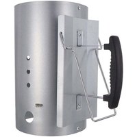 Ulisem XXL Zink-Holzkohle-Grillanzünder mit Hitzeschild und Kipphilfe von ULISEM