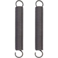 Ulisem2 Stück verlängerte Zugfeder aus komprimiertem Stahl mit Doppelhaken – Maße: 2 x 18 x 150 mm Ulisem2 Stück verlängerte Zugfeder aus komprimiertem Stahl mit Doppelhaken – Maße: 2 x 18 x 150 mm von ULISEM