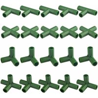 Ulisem20 Stück robuste Gartenrahmenverbinder für Gewächshäuser und Pflanzen, 11 mm, Ulisem20 Stück robuste Gartenrahmenverbinder für Gewächshäuser und Pflanzen, 11 mm, von ULISEM