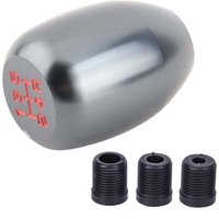 Ulisem5-Gang-Schaltknauf für manuelles Auto mit 3 Adaptern 8/10/12 mm (Titan) von ULISEM