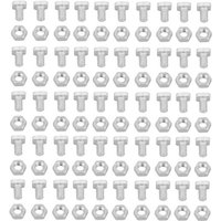 Ulisem50 Aluminiummuttern 50 Bolzen Gewächshaus-Werkzeug-Zubehör-Set von ULISEM