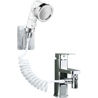 UlisemDuschkopf-Set für Waschbecken, Duschkopf, anpassbar an flexible Küchenarmatur, Badezimmer-Duschkopf, perfekt zum Haarewaschen oder Reinigen von UlisemDuschkopf-Set für Waschbecken, Duschkopf, anpassbar an flexible Küchenarmatur, Badezimmer-Duschkopf, perfekt zum Haarewaschen oder Reinigen von von ULISEM