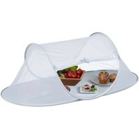 UlisemFly Abdeckhaube für Lebensmittel, Faltbare Abdeckhaube für Obst, Kuchen, HBT: 40 x 110 x 58 cm, Obsthaube, Grau/Weiß UlisemFly Abdeckhaube für Lebensmittel, Faltbare Abdeckhaube für Obst, Kuchen, HBT: 40 x 110 x 58 cm, Obsthaube, Grau/Weiß von ULISEM