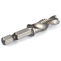 UlisemM10 Gewindebohrer, 1/4 Zoll HSS-Sechskantschaftbohrer zum Gewindeschneiden in Holz, Kunststoff und Aluminium, M10-Kombinationsbohrer und UlisemM10 Gewindebohrer, 1/4 Zoll HSS-Sechskantschaftbohrer zum Gewindeschneiden in Holz, Kunststoff und Aluminium, M10-Kombinationsbohrer und von ULISEM