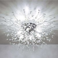 UlisemModerne Kristall-Deckenleuchte für Wohnzimmer, Chrom K9 Kristall, 6 G9 Glühbirnen, Pendelleuchte UlisemModerne Kristall-Deckenleuchte für Wohnzimmer, Chrom K9 Kristall, 6 G9 Glühbirnen, Pendelleuchte von ULISEM