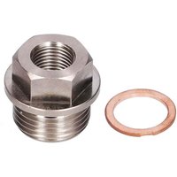 UlisemSensor-Adapter M18x1,5 auf 1/8NPT-Gewinde Abgaswassertemperatursensor-Anschlussstück mit Dichtung von ULISEM