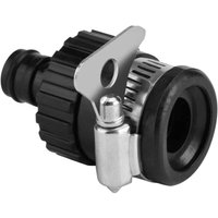 UlisemUniversal-Wasserhahn-Schlauchanschluss für Wasserhahn, Wasch- und Gartenschlauch mit einem Durchmesser von weniger als 20 mm (schwarz) von ULISEM