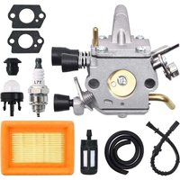 Ulisem - Vergaser für stihl Rasenmäher FS120, FS200, FS250, FS300, FS350, FR350. JRISBO-Zubehör für fs 250. Vergaser-Kit mit Luftfilter, Dichtung, von ULISEM