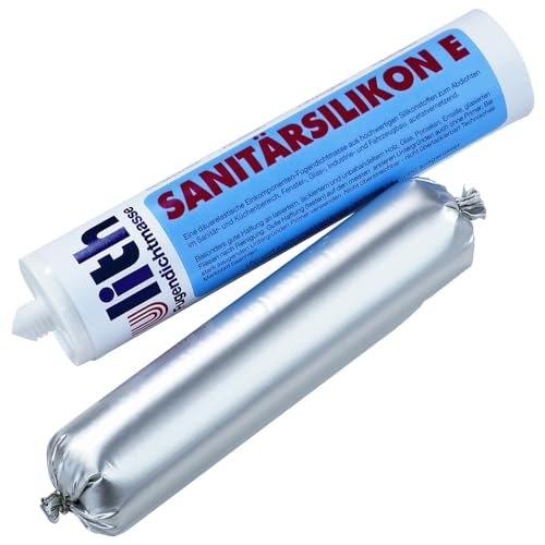 Ulith Sanitär-Silikon Kartusche, weiß, 300ml von ULITH