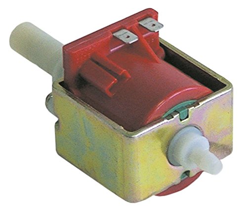 ULKA EP5 Vibrationspumpe für Gaggia 48W 24V Eingang ø 6mm Ausgang flach Länge 123mm 50/60Hz aus Kunststoff von Ulka