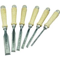 Ulmia Stechbeitel-Satz 174 6tlg. mit Heft von ULMIA