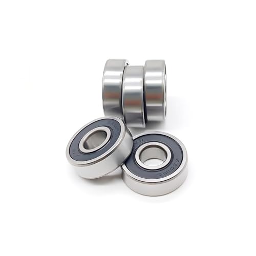 2 stücke 6201RS 12x32x10mm for Rillenkugellager Motor Grade 6201-RS 12 * 32 * 10mm Lager Stahl Universal von ULPTOBKUD