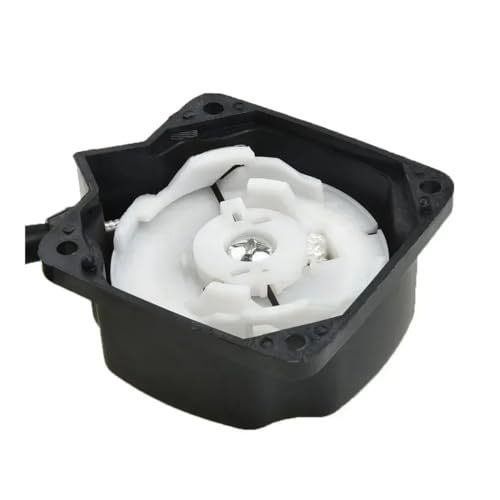 Universal Bürste Rücklaufstarter Rasenmäher Hof Schwarz/Weiß Cutter 1 Stück 82mm Montage Zubehör(Black) von ULPTOBKUD