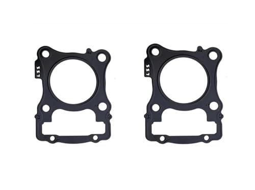 Universal Motorrad Motor Kurbelgehäuse Kupplung Abdeckung Zylinderkopf Dichtung Kit for Mit XVS950 2009-2016 XVS95 2014-2023(Exhaust gasket) von ULPTOBKUD