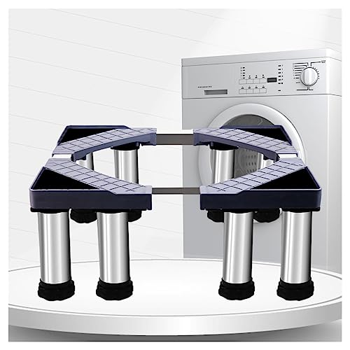 ULPYO Sockel Für Waschmaschine Und Trockner 10-25 cm Untergestelle Für Waschmaschine Und Trockner Höhe Erhöhen Ständer Für Waschtrockner Kühlschrank,12Beine-Höhe25cm von ULPYO