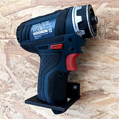 ULROAD 2 Stück Gerätehalter kompatibel mit Bosch 12V Akkuschrauber Bohrschrauber GSR GSB Halter Halterung Wandhalterung von ULROAD