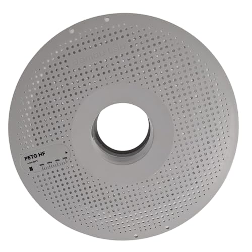 ULROAD Leerspule kompatibel mit Bambulab Bambu Lab AMS P1S P1P X1C Zubehör Leere Rolle leer Spule 3D-Drucker Druck Filament PETG PLA Thermoplastisches Filament von ULROAD