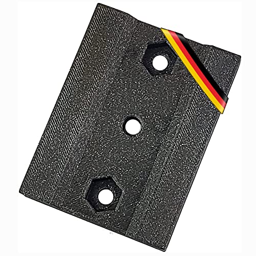ULROAD T5 T6 T6.1 I 4 Stück Unterlage + Bohrung für VW Profilschienen für z.B. Multiflexboard oder Möbel Profilschiene Multivan Zubehör Innenraum Multivan Transporter California Führungshalter von ULROAD