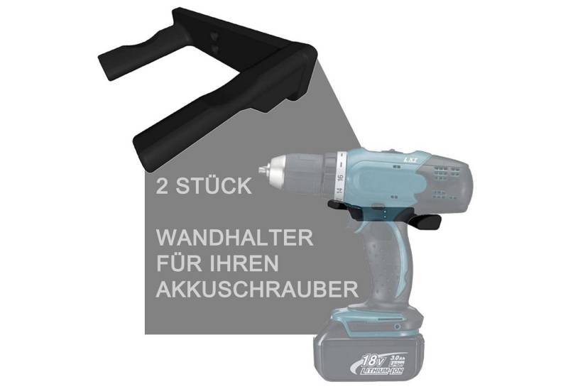 ULROAD Werkzeughalter 2 Stück Wandhalterung für Akkuschrauber für Bosch Makita Dewalt Ryobi ULROAD Werkzeughalter 2 Stück Wandhalterung für Akkuschrauber für Bosch Makita Dewalt Ryobi von ULROAD