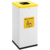 Mülleimer Abfalleimer Küche Mülltrenner Deckel Bio Label 60 Liter Recycling von ULSONIX