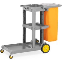 Ulsonix - Reinigungswagen Müllsack Deckel 4 Rollen Profi Gerät Wagen Reinigung Haushalt von ULSONIX