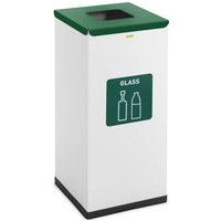 Ulsonix - Mülleimer Abfalleimer Küche Mülltrenner Deckel Bio Label 60 Liter Recycling von ULSONIX