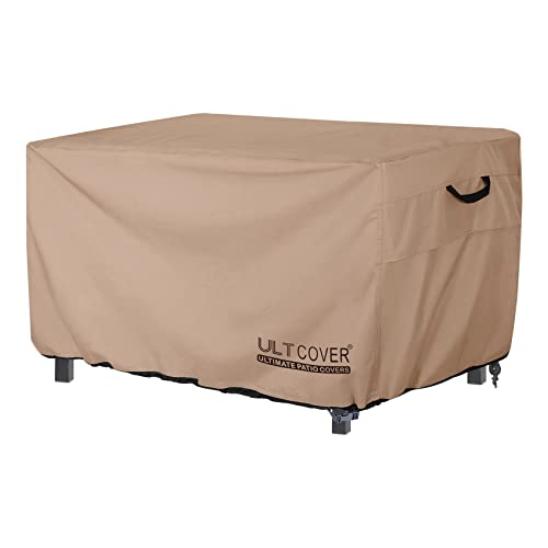 ULTCOVER Rechteckige Gas-Feuerstellen-Tischabdeckung, 111,8 x 71,1 cm, wasserdicht, robuste Feuerschalenabdeckung von ULTCOVER