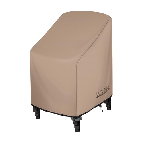 ULTCOVER Stapelbare Abdeckung für Terrassenstühle, wasserdicht, für den Außenbereich, passend für bis zu 66 x 86 x 114 cm (L x B x H) von ULTCOVER