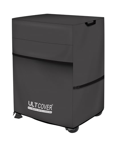 ULTCOVER Wasserdichte Grillabdeckung 81,3 cm, robuste Grillabdeckung für 2 Brenner Gasgrill im Freien, Schwarz von ULTCOVER